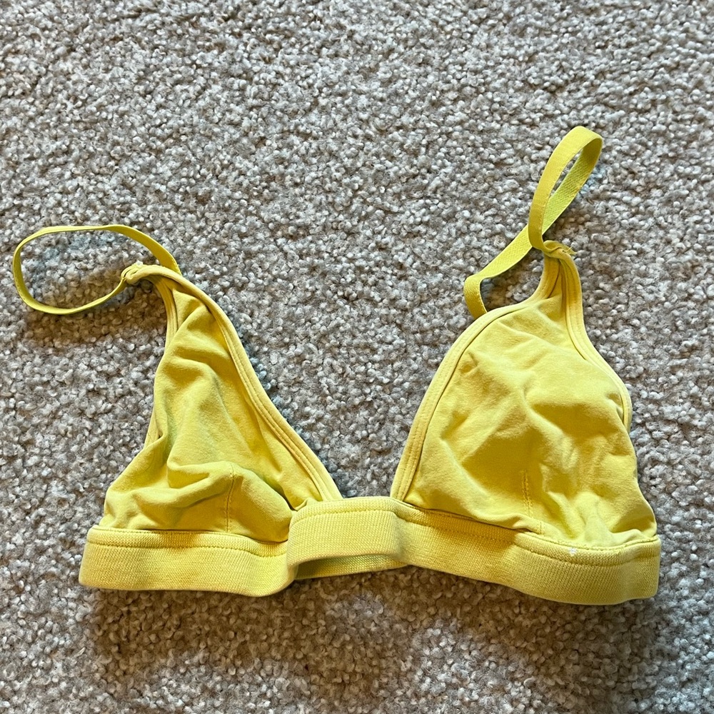 Urban Outfitters Yellow Bralette